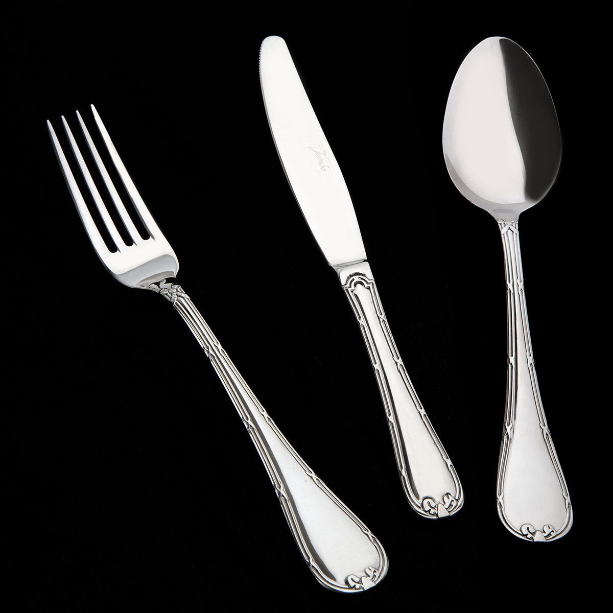 Jumbo Ribbon 84 Piece Cutlery Set for 12 Persons