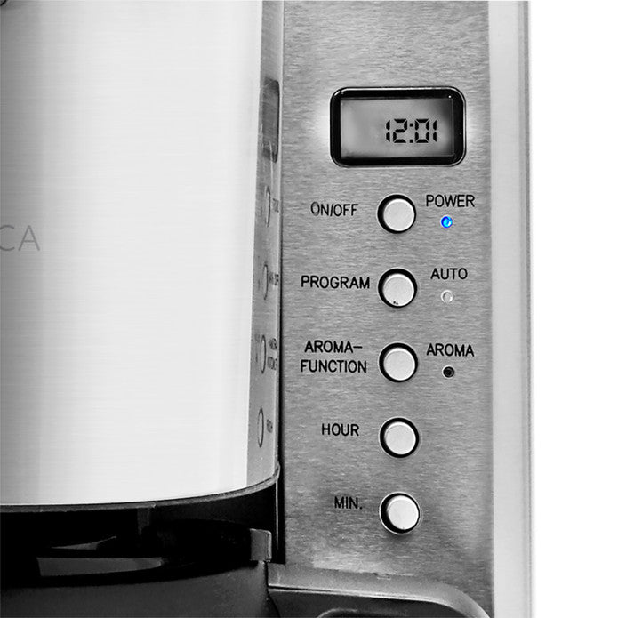 Karaca Coffee Art Filter Coffee Machine with Aroma Timer and Steel Thermos Carafe 1,35L 