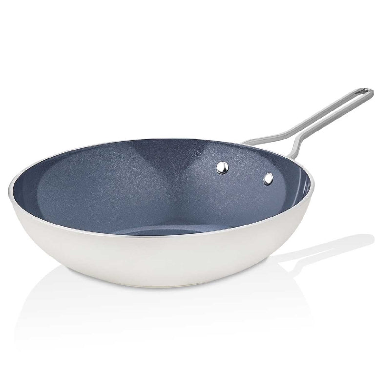 Taç Sera Feel Seramik Wok Tava Beyaz 28 cm