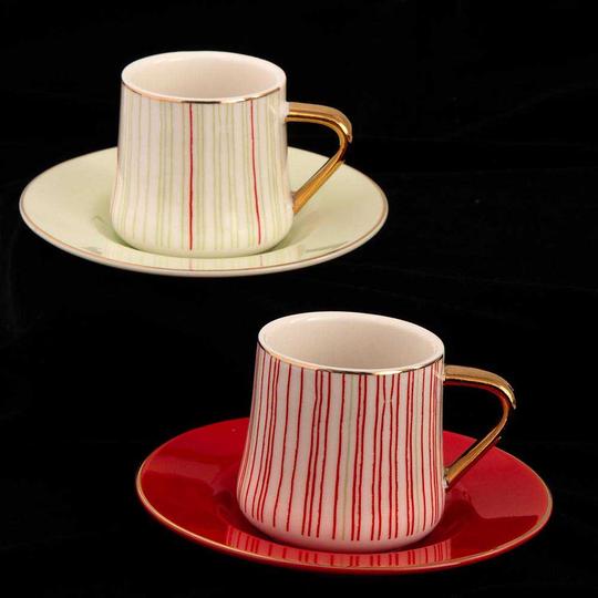 Jumbo Ruben Coffee Cup Set for 2 People