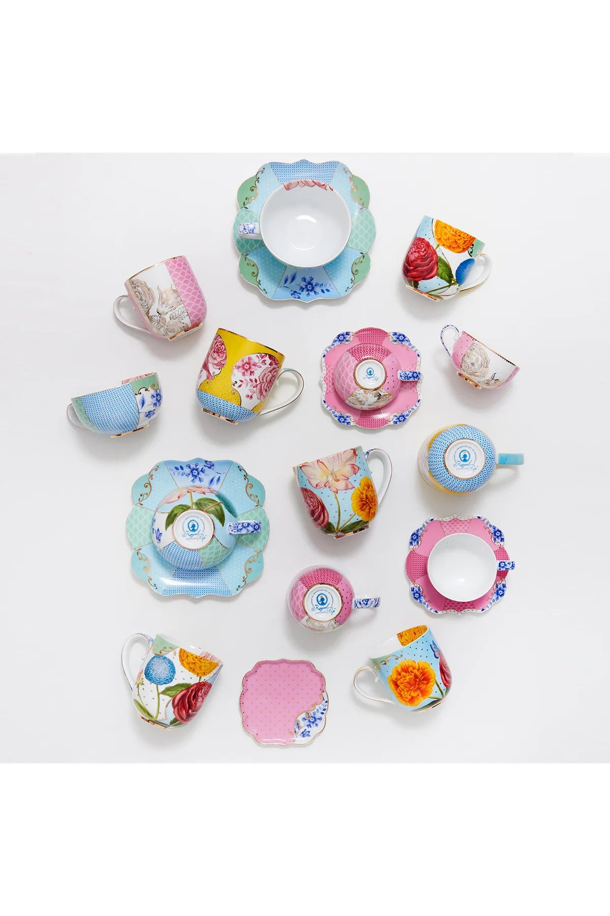 Pip Studio Royal Mavi Porselen Kupa 325 ml