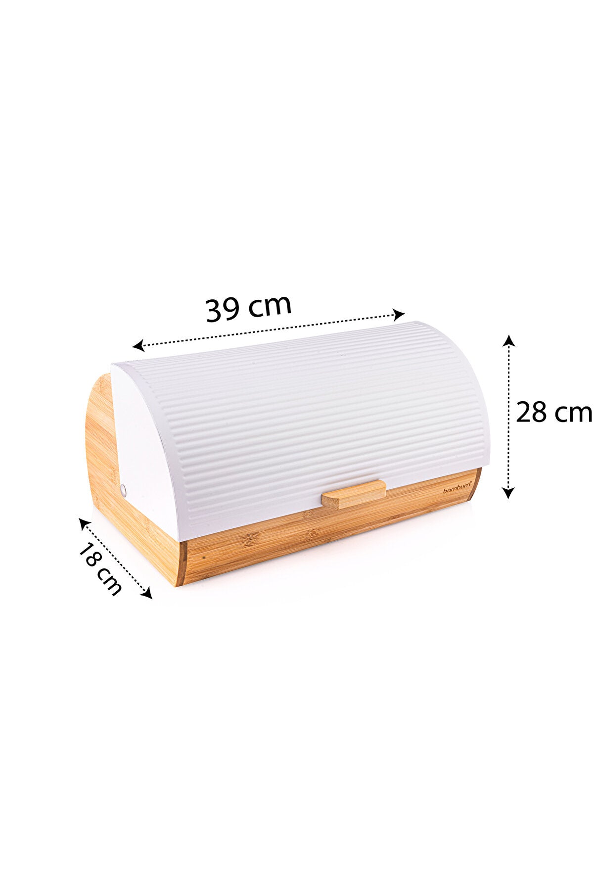 Bambum Renzo - Bread Storage Container White