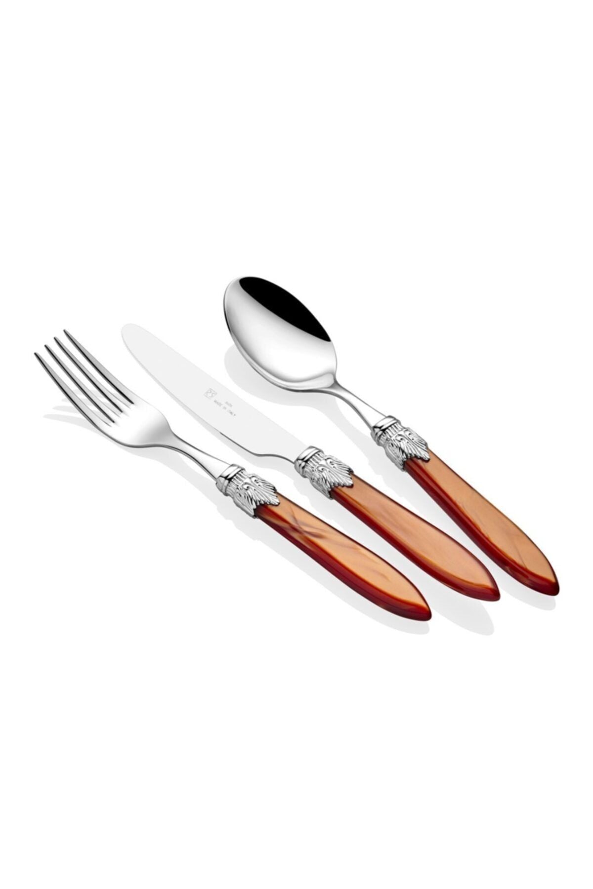 Rivadossi Laura Silver Turuncu Çatal Bıçak Seti 75 Parça