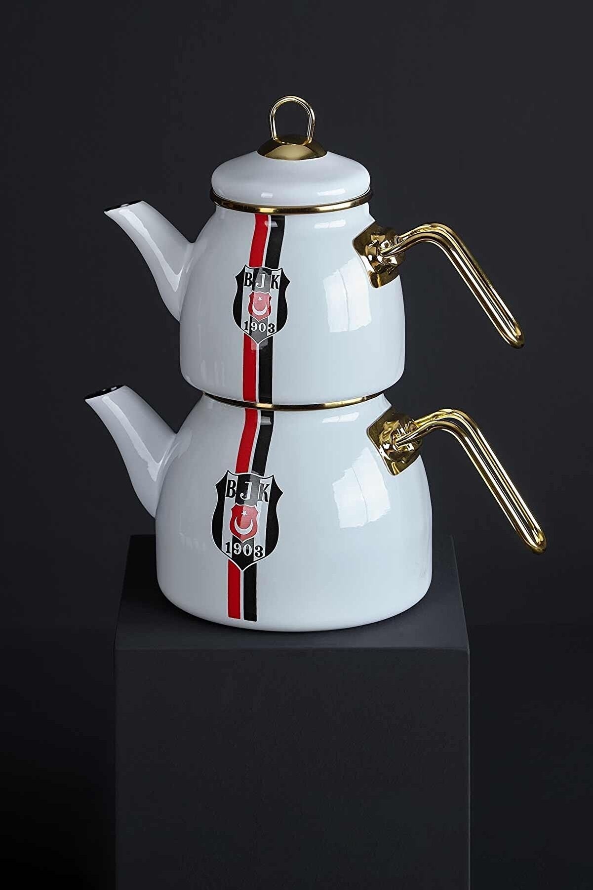 Neva Beşiktaş Licensed Striped Teapot