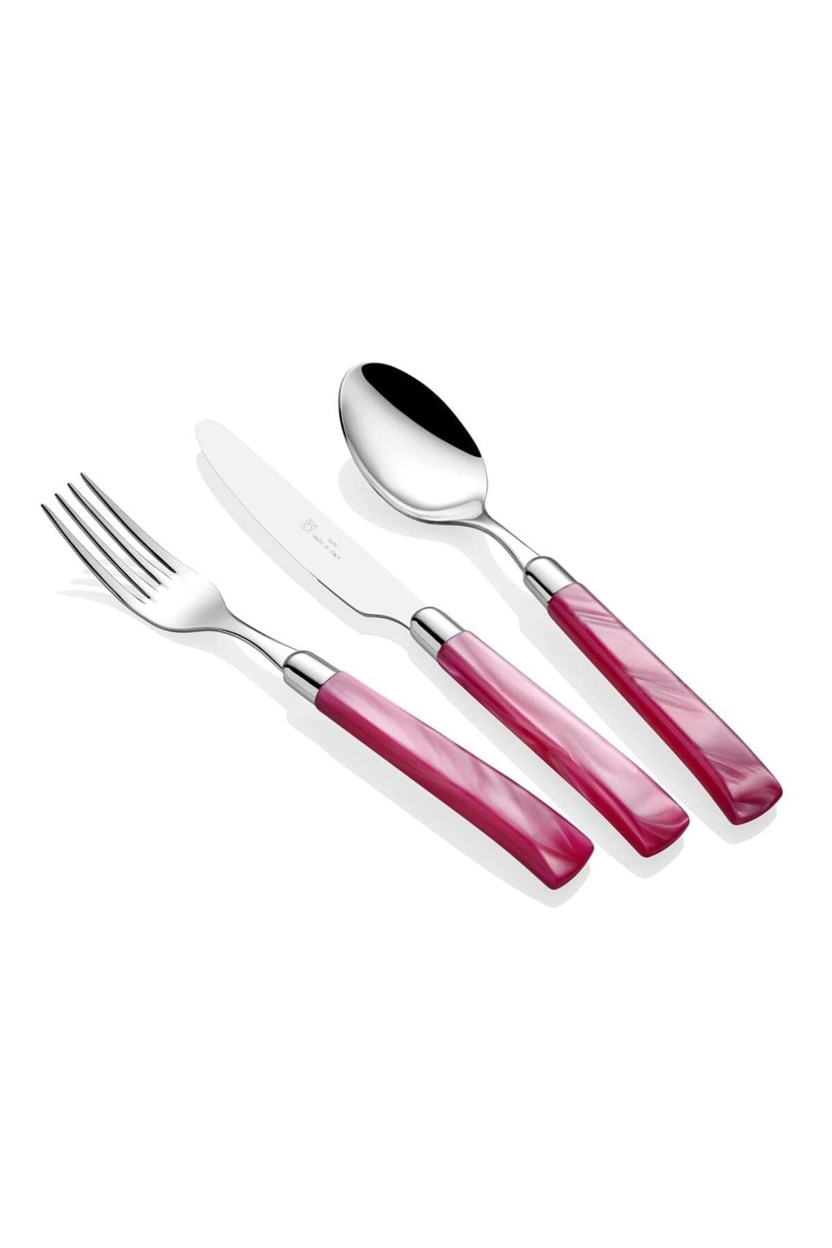 Giada Pembe 75 parça çatal bıçak seti