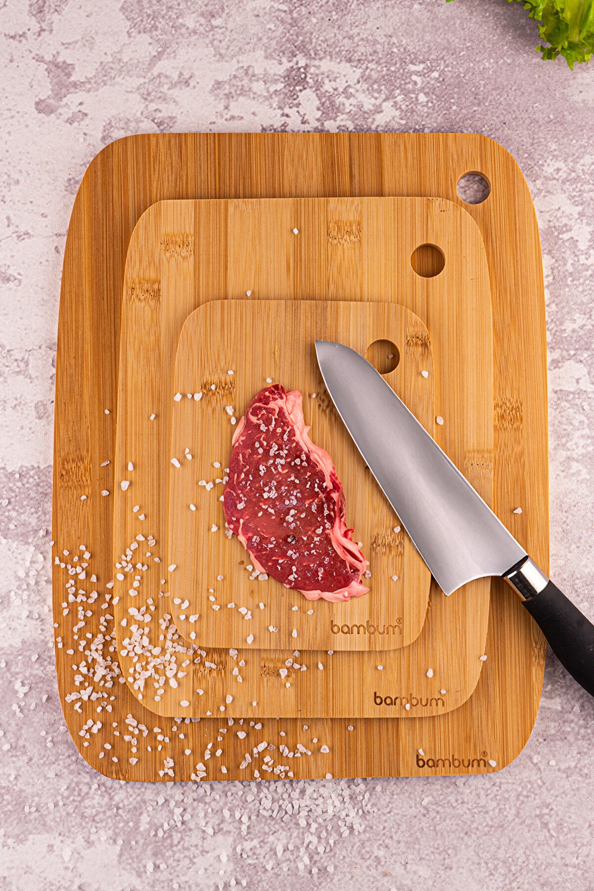 Bambum B5104 Tedi 3-Piece Cutting Board Bamboo