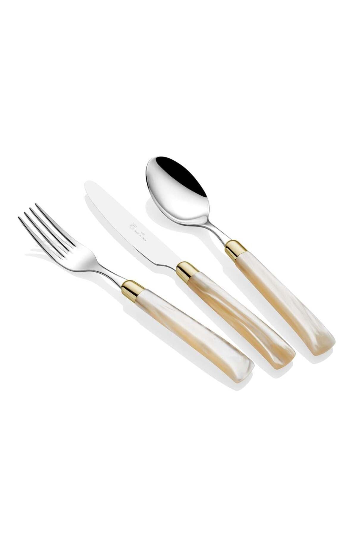 Giada Ring Kemik 75 Parça Çatal Bıçak Seti