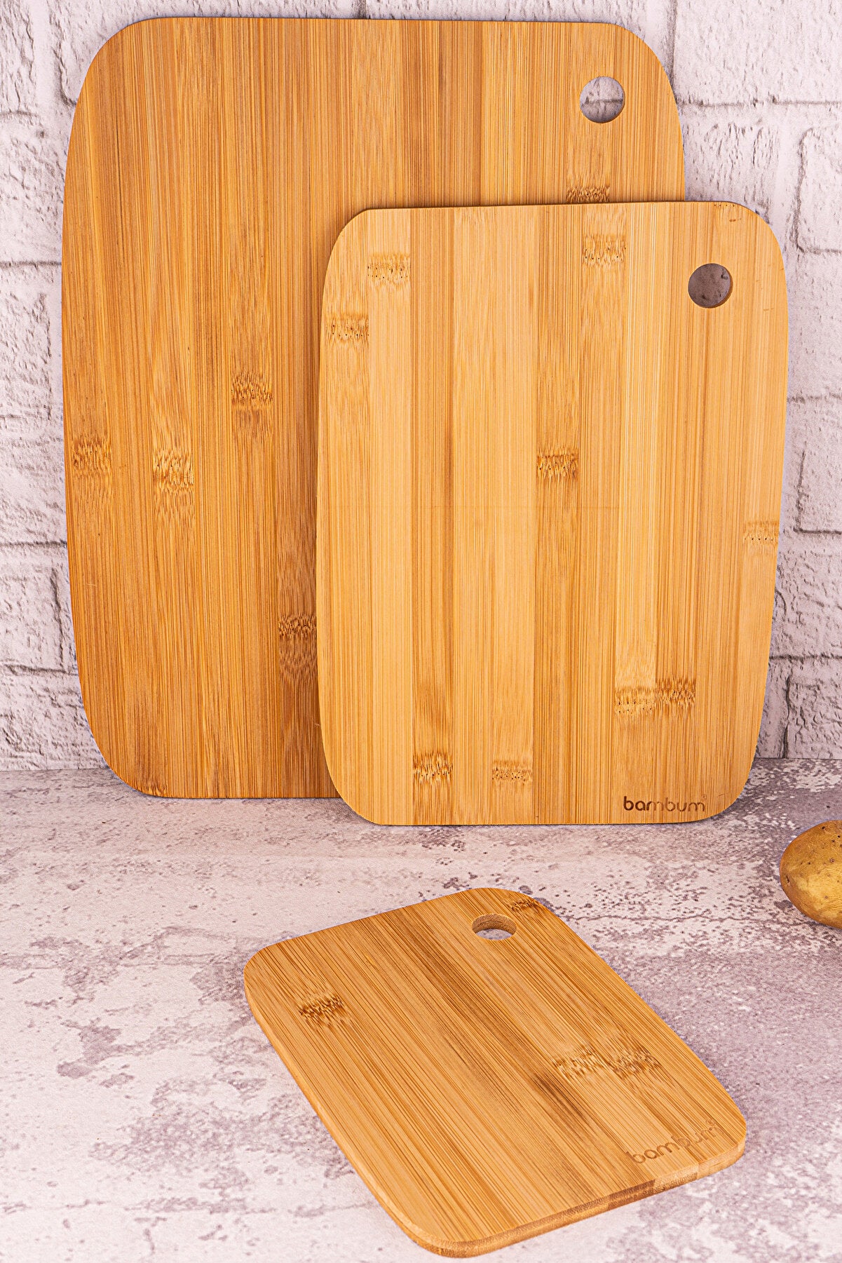 Bambum B5104 Tedi 3-Piece Cutting Board Bamboo