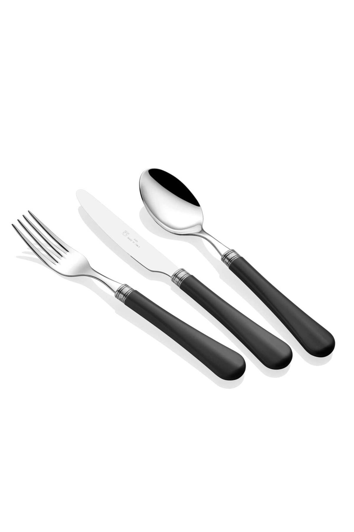 Giulietta Siyah 75 Parça Çatal Bıçak Seti