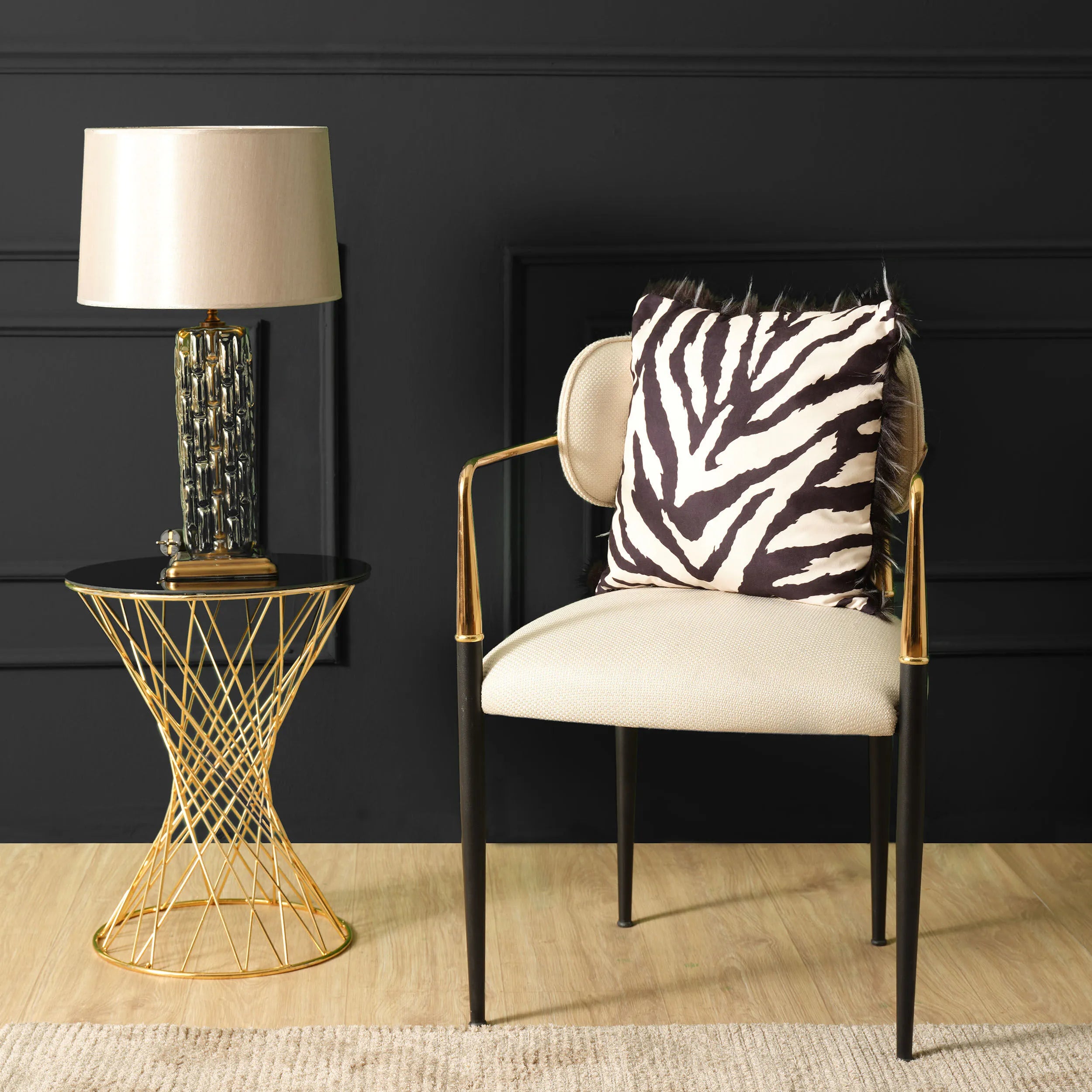 Karaca Home Zebra Düz Kırlent 45x45 cm