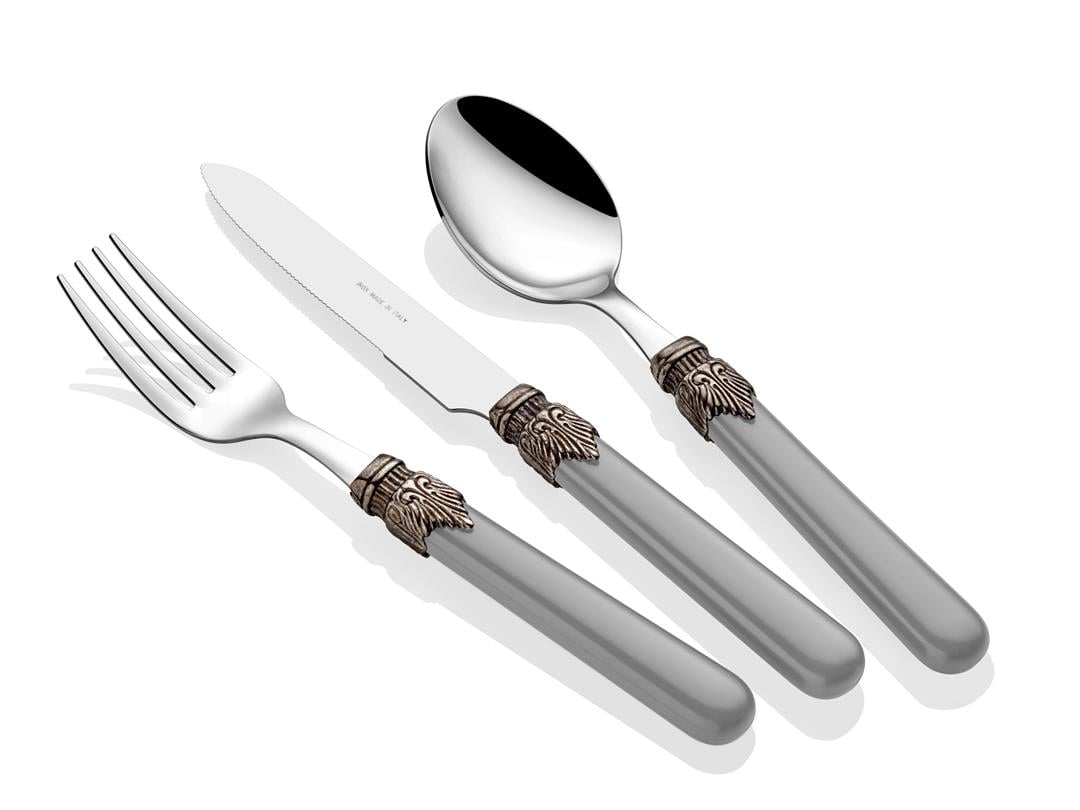 RIVADOSSI CLASSIC GRAY 24 PIECES CUTLERY SET