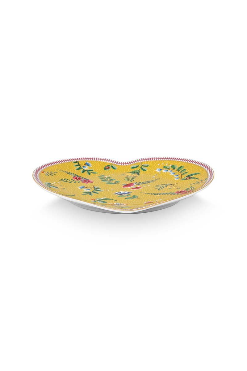 Pip Studio La Majorelle Sarı Porselen Tabak Seti 21,5 Cm