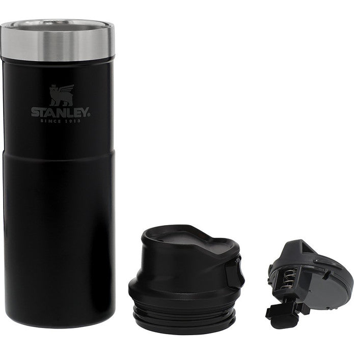 Stanley Classic Trigger Action Black Travel Mug Hand Thermos 0.47 Lt