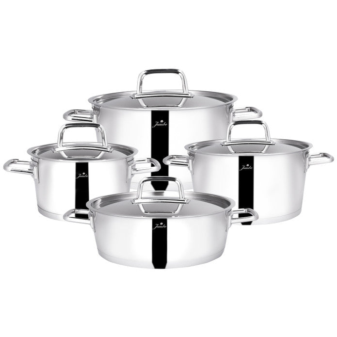 Jumbo Felix 8 Piece Steel Cookware Set