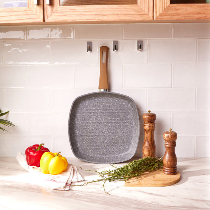 Karaca Silver Stone Bio Granite Grill 28 cm