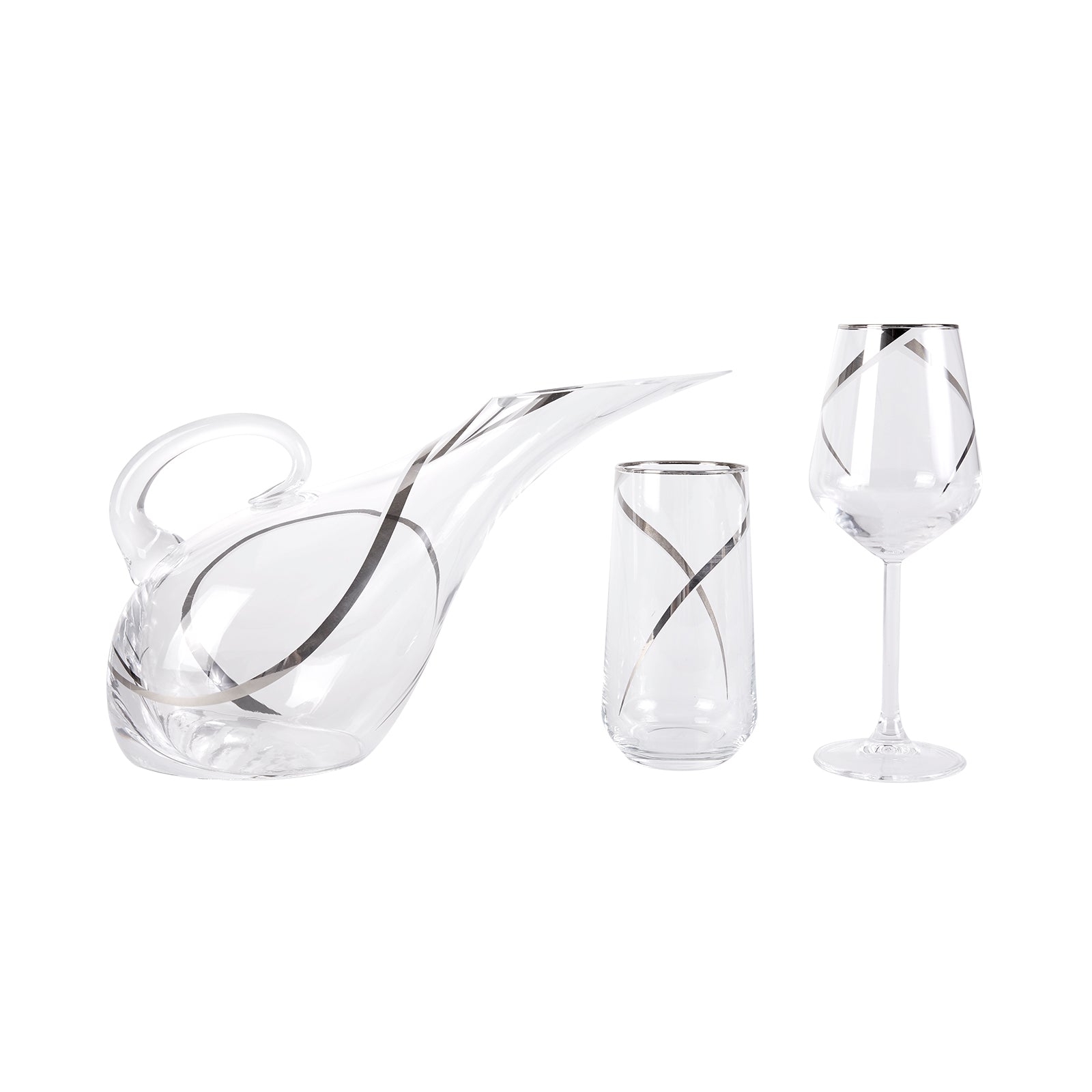 Karaca 25 Piece Glass Set Platino