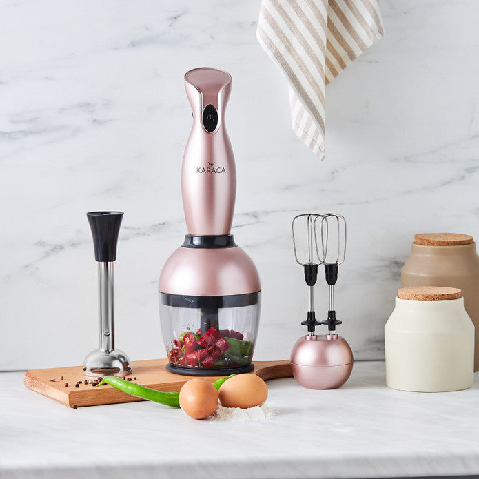 Karaca Pro-midi 3 Blender Set Rosegold