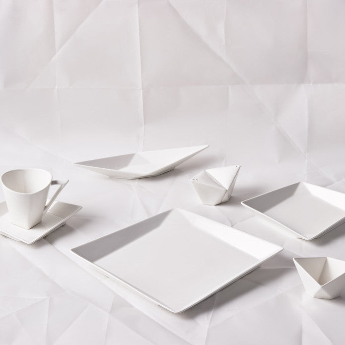 Karaca Origami New Bone 26 Piece Breakfast/Serving Set for 6 People