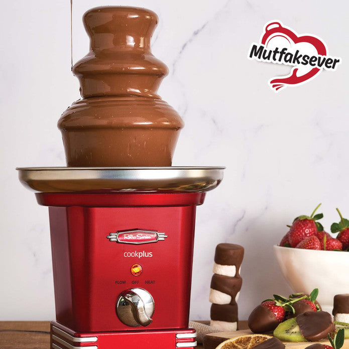 Cookplus Mutfaksever Fondue Machine and Chocolate Waterfall