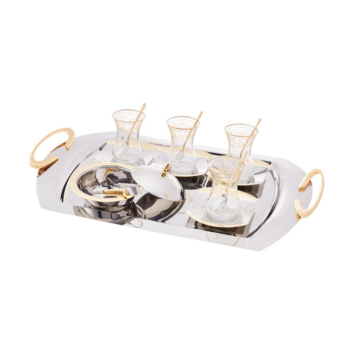 Karaca Mimoza 40 Piece Tea Set