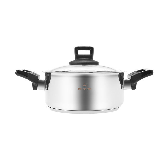 Karaca Senna Induction Bottom Steel Pot 22 cm 3.8 Lt