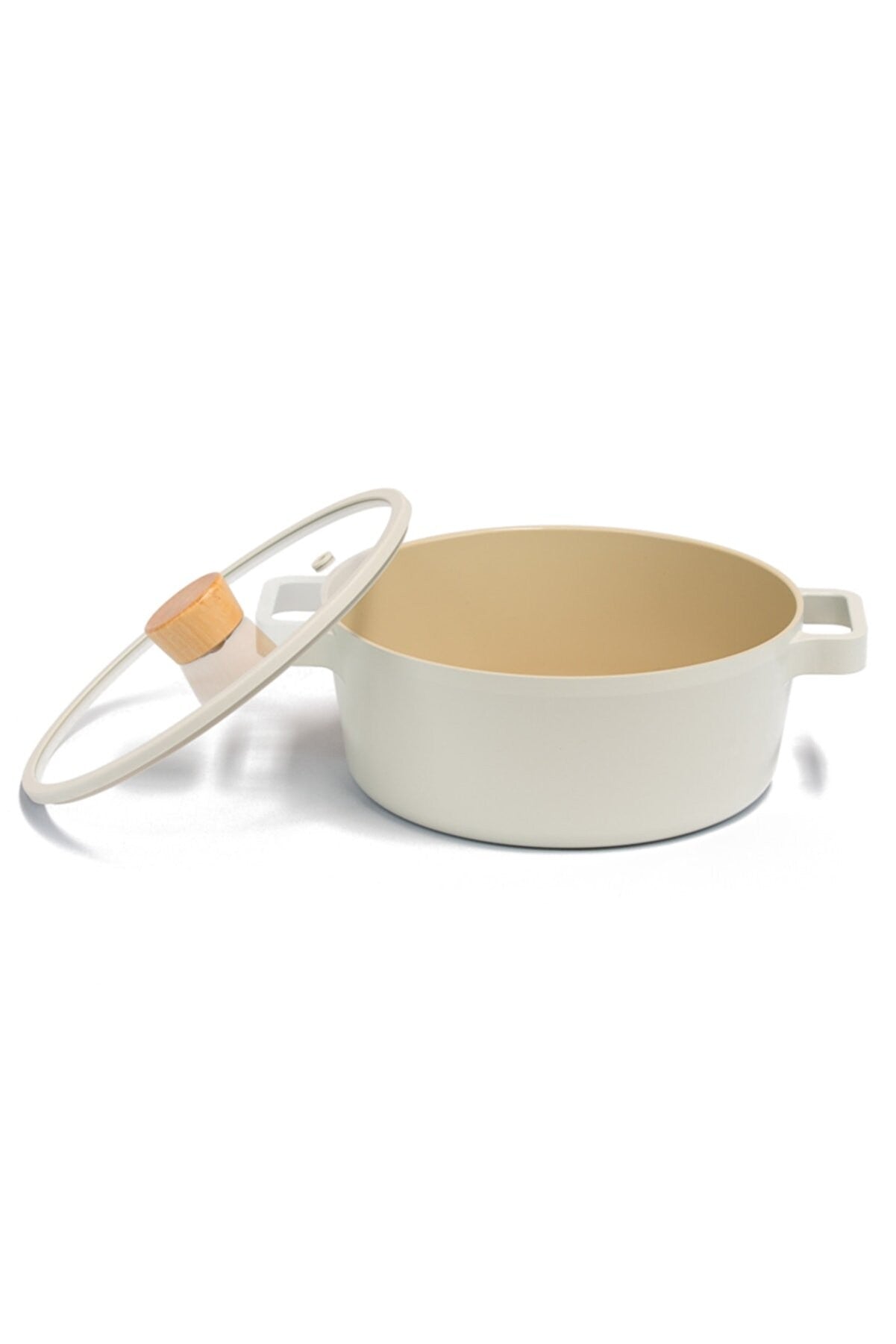 FİKA BEIGE POT AND PAN SET 7 PIECES