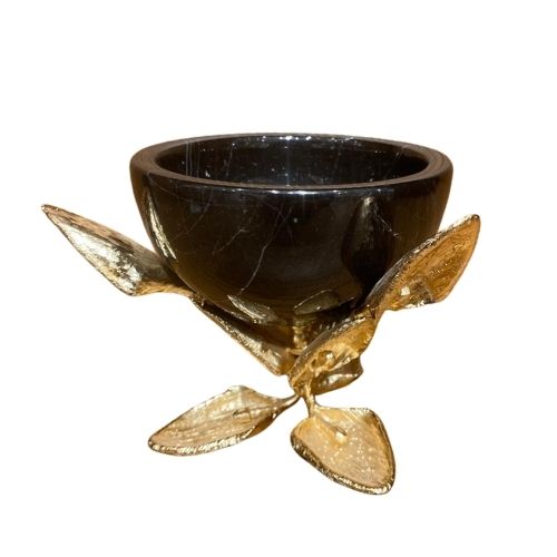 Leaf Footed Marble Bowl