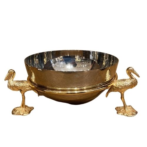 Brass Plated Duck Bowl