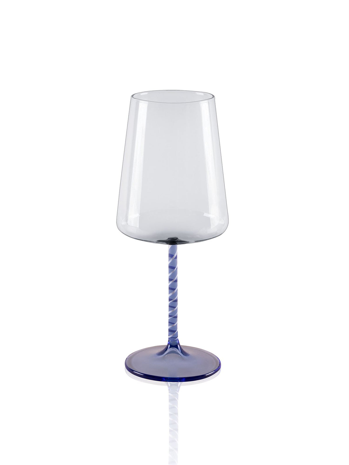 The Mia Edera Şarap Kadehi Mavi 500 ml (Paket: 6 Adet)