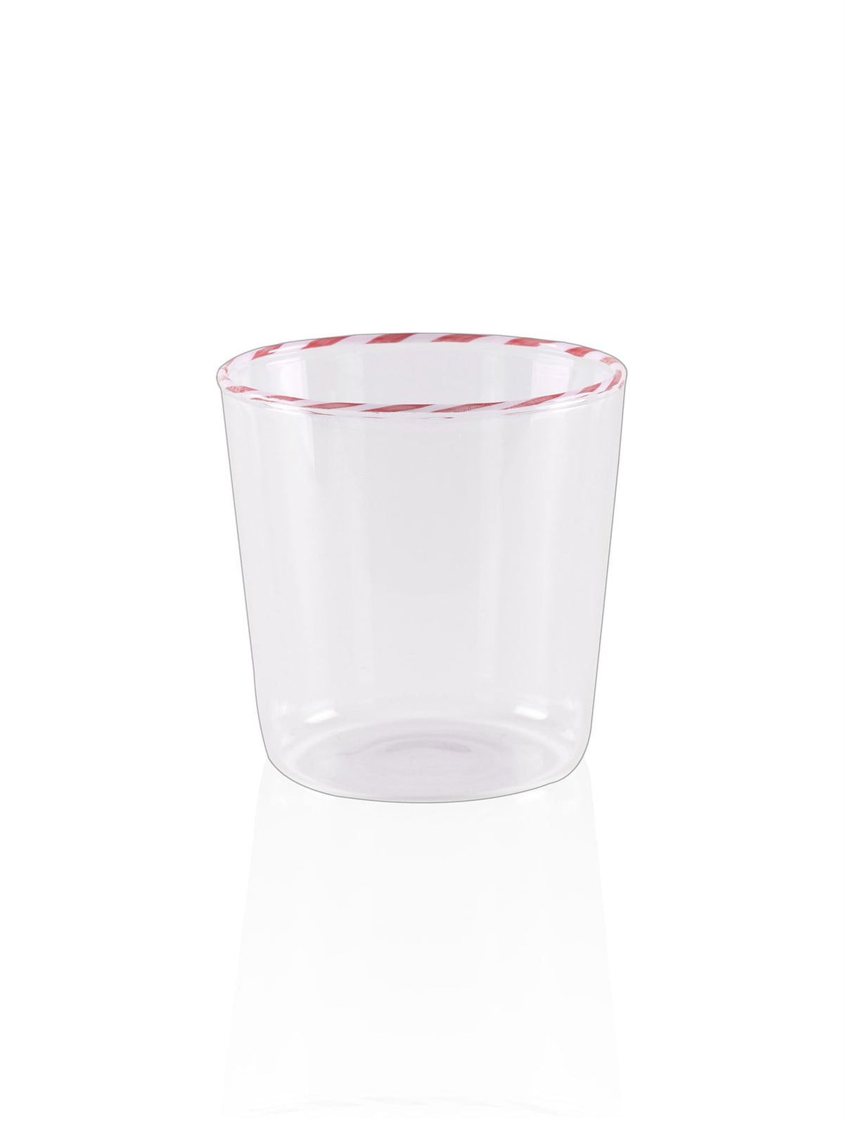 The Mia Borosilikat Su Bardağı Kırmızı 320 ml (Paket: 4 Adet)