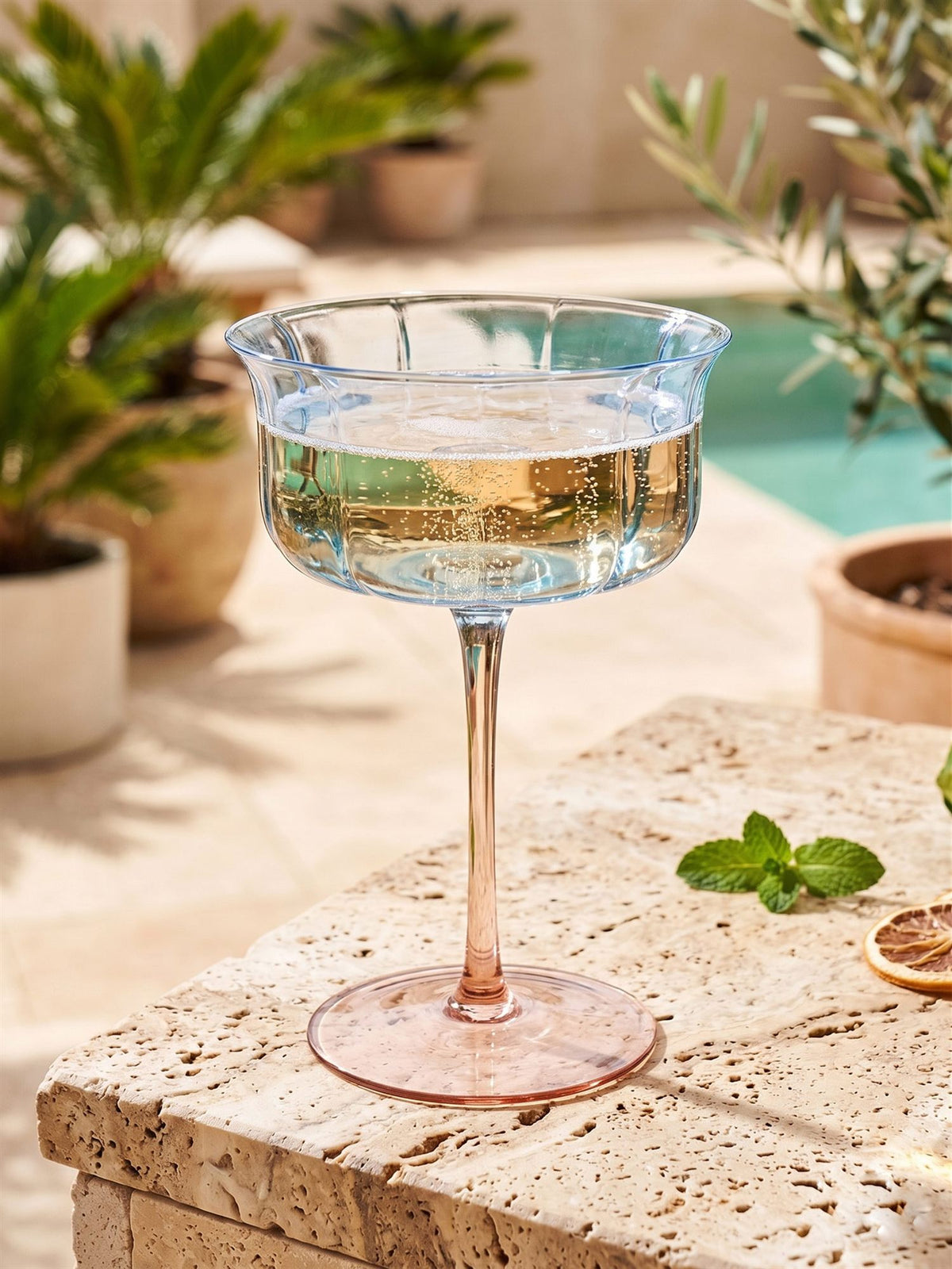 The Mia Dondurmalık, Tatlı Sunum ve Martini Kadehi Turuncu (Paket: 4 Adet)