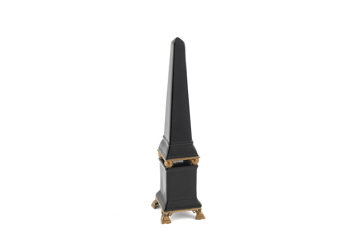 Mikasa Moor Piramit Siyah Dekoratif Obje 10x37cm