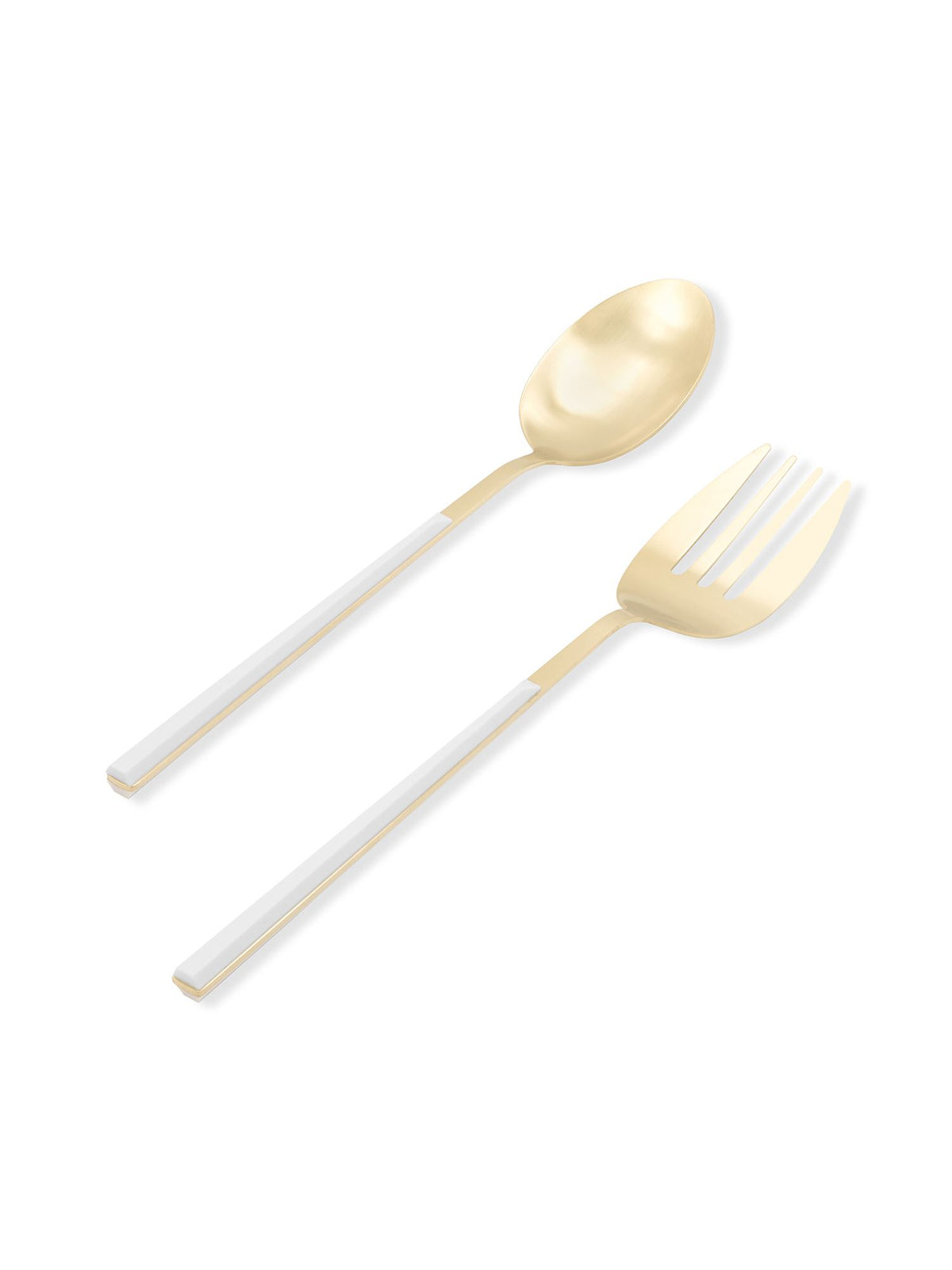 The Mia Bianco Salata Servis Takımı Gold 2 Parça (Paket: 2 Adet)