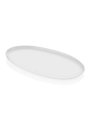 The Mia Cotta Limoges Oval Servis Tabağı Beyaz 43x22 cm (Paket: 6 Adet)