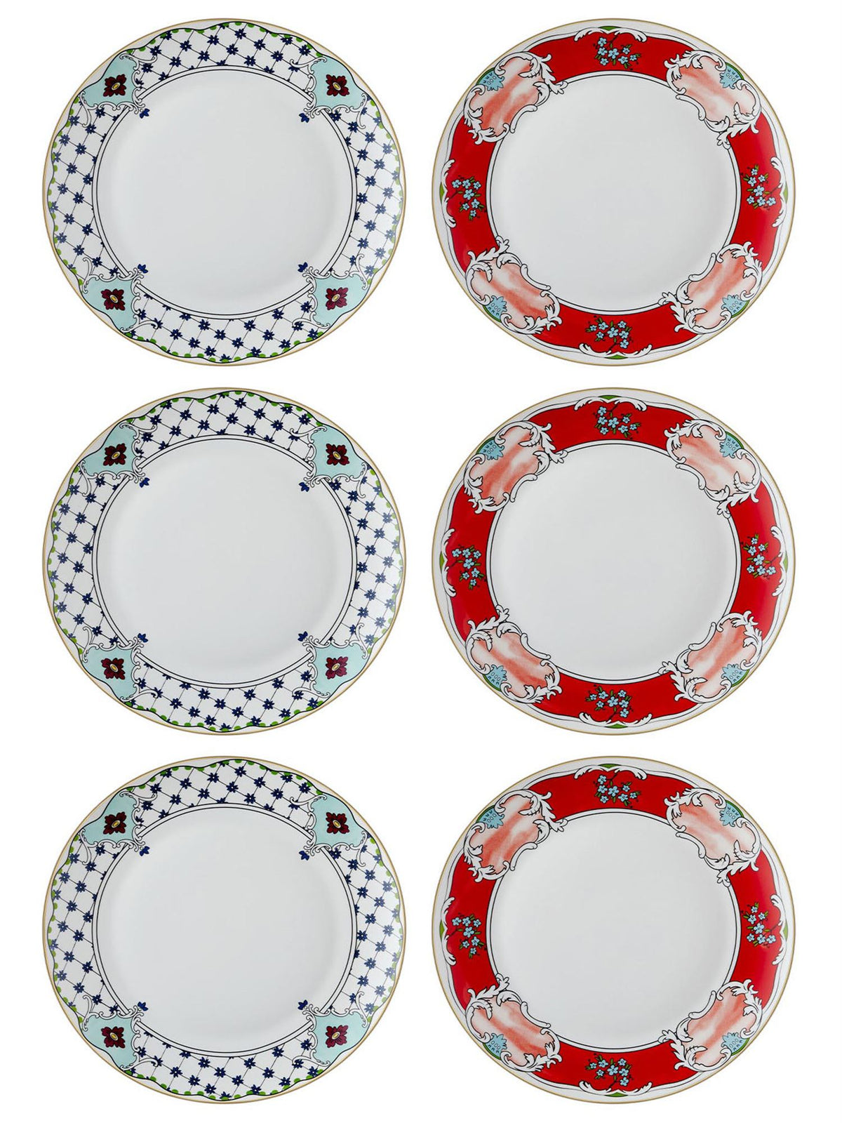 The Mia Amore Servis Tabağı 6 Kişilik (Paket: 2 Adet)