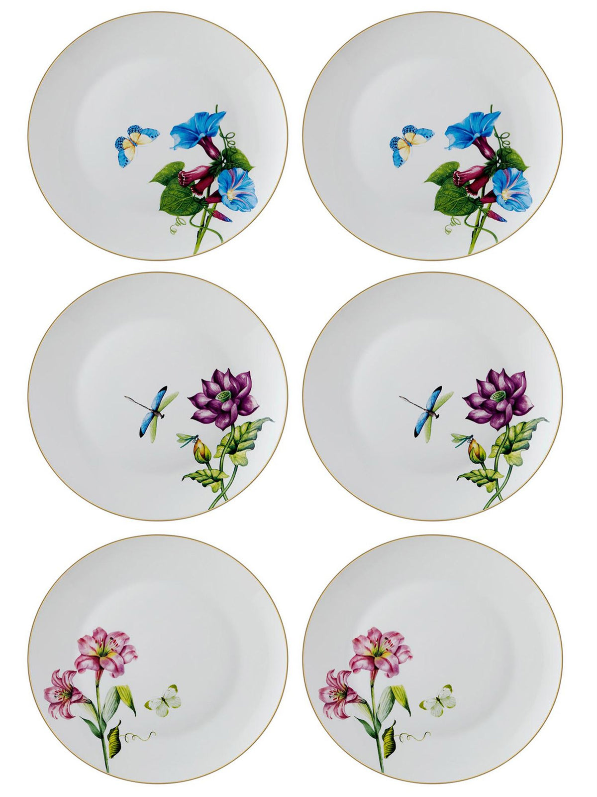 The Mia Blomma Servis Tabağı 6 Kişilik (Paket: 2 Adet)