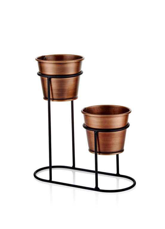 Flower Pot Set of 2 - Copper