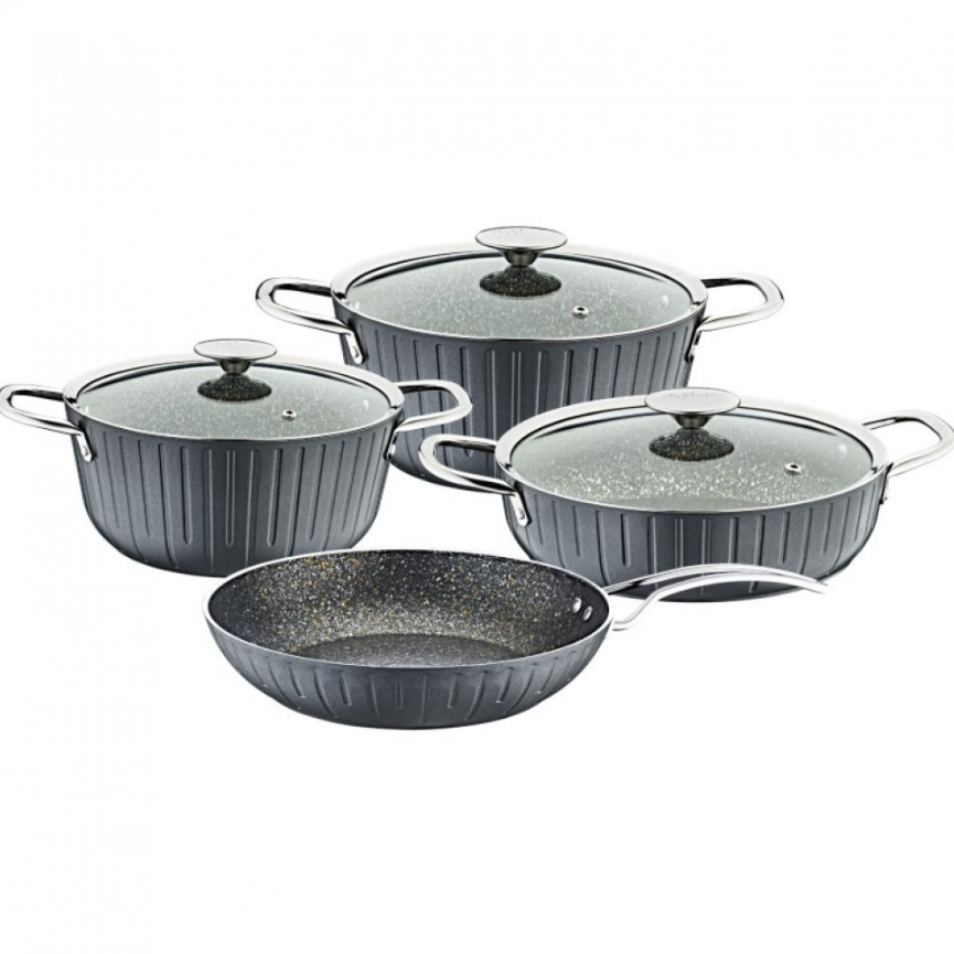 7 PIECE COLONNA GRANITE COOKWARE SET