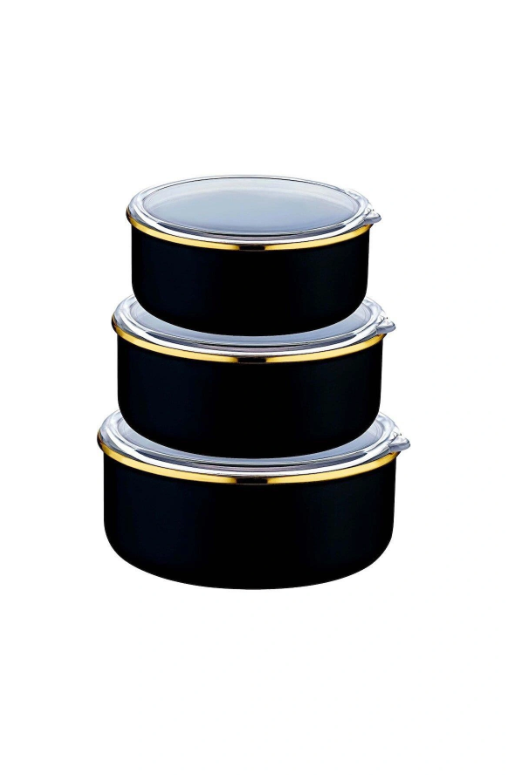 3-PIECE HAREM ENAMEL STORAGE CONTAINER