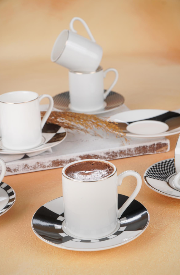 Felex Set of 6 Coffee Cups - 90 ml