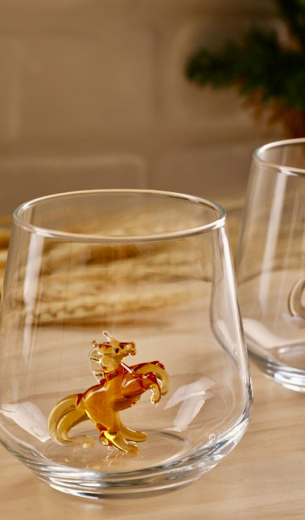 Horse Soft Drink Glass