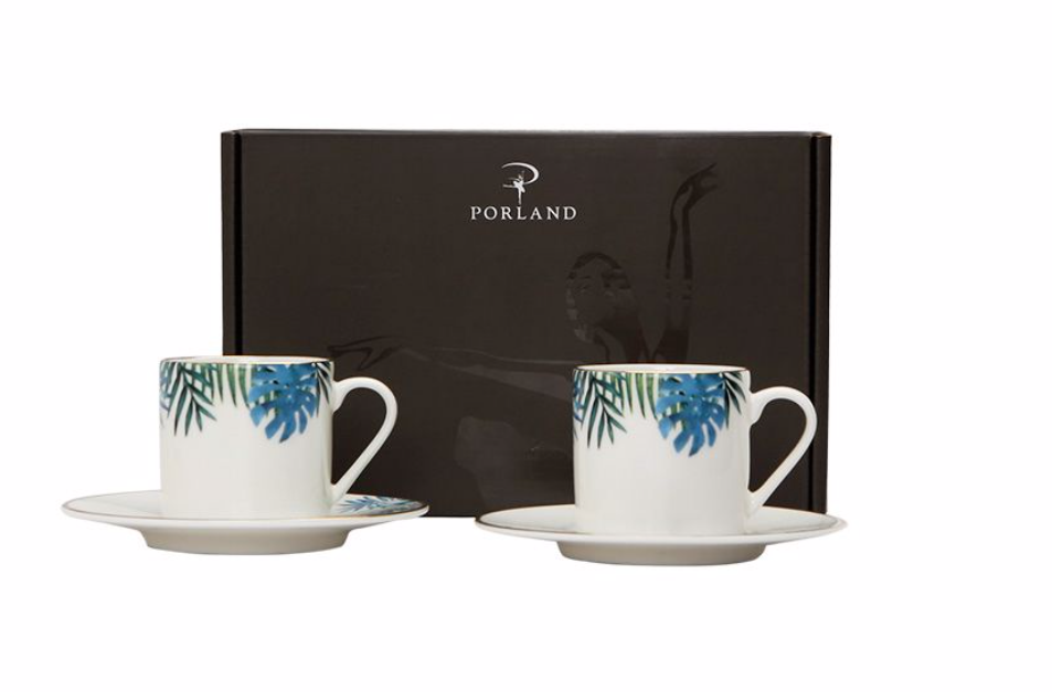 Porland Exotic Coffee Set for 2 People 90cc