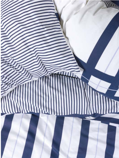 Cotton Bıx Single Ranforce Duvet Cover Set Nıfty Navy Blue