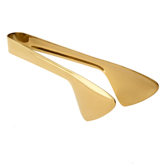 Jumbo Steel Titanium Gold Cake Tongs