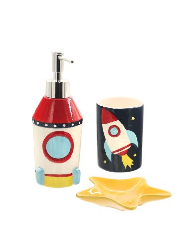 The Mia Rocket Banyo Seti 3 Parça (Paket: 2 Adet)