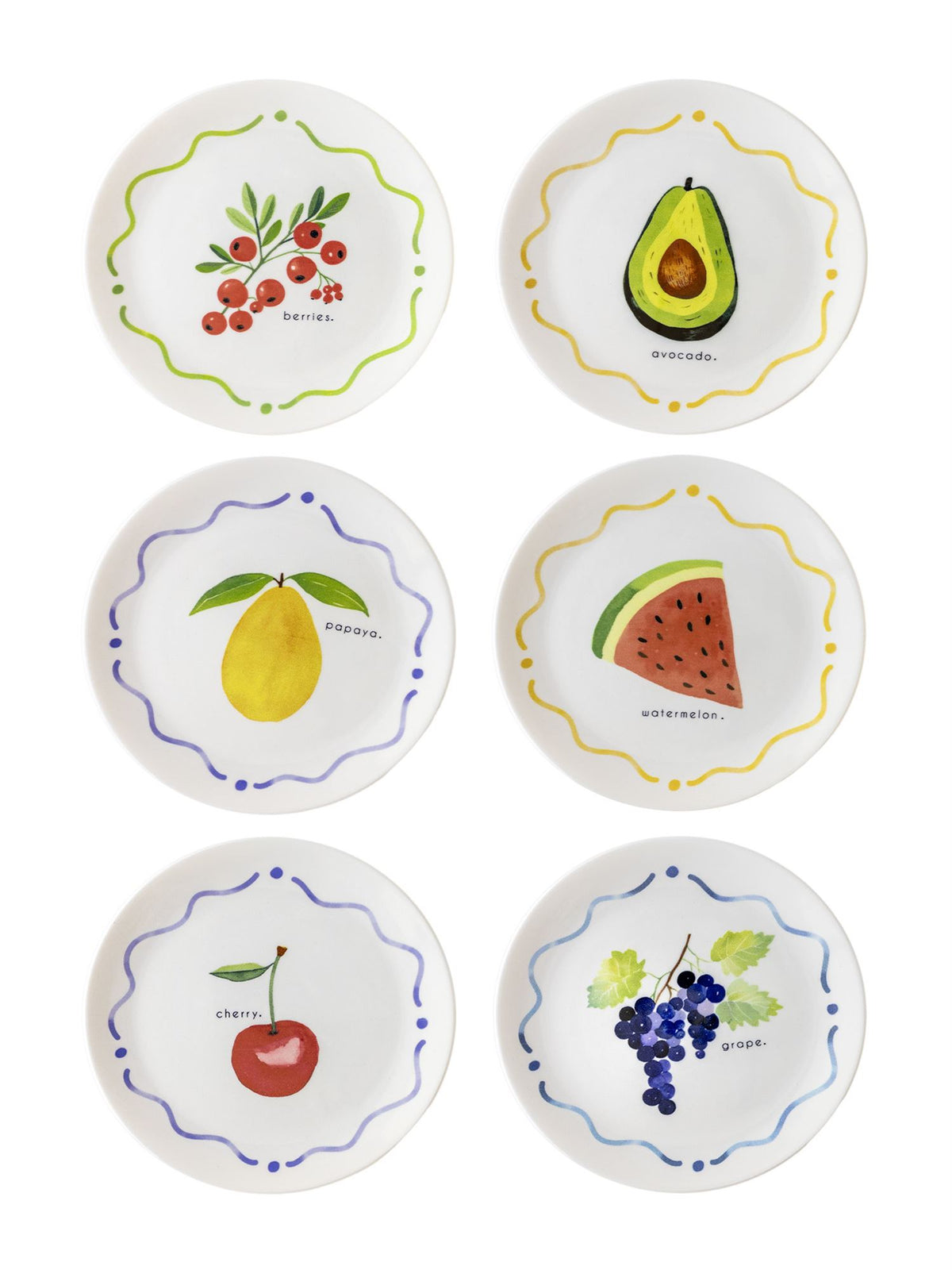 The Mia Furutta Pasta Tabağı 6'lı Set 19 cm