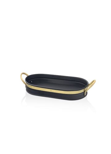 The Mia Galvin Tepsi Siyah 54x24 cm