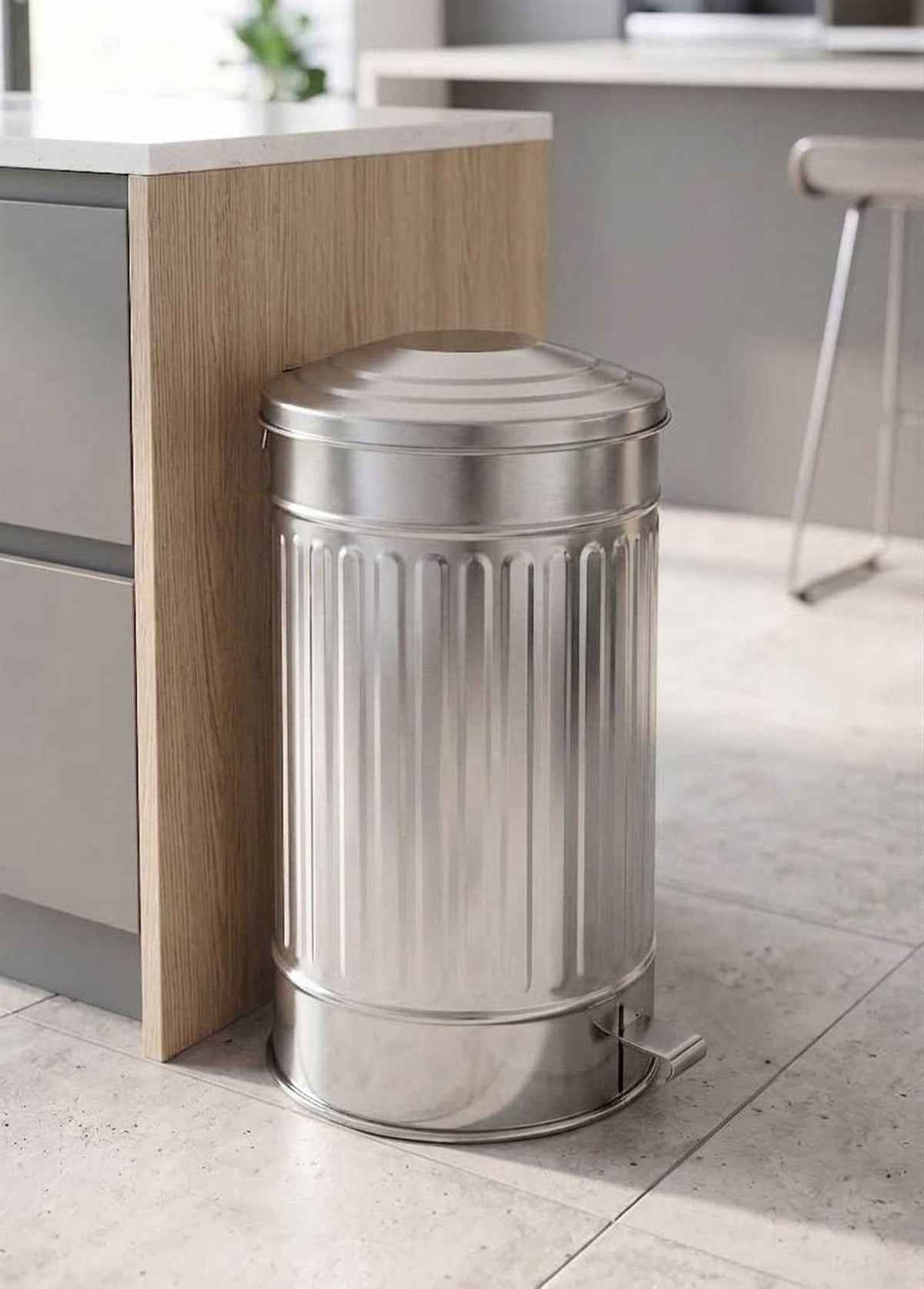 The Mia Çöp Kovası Krom 37 Lt