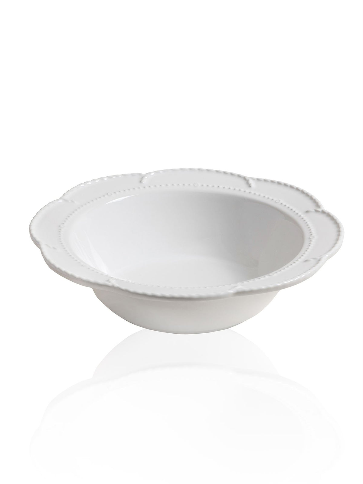 The Mia Grande Salata Kasesi Beyaz 31x9 cm (Paket: 2 Adet)