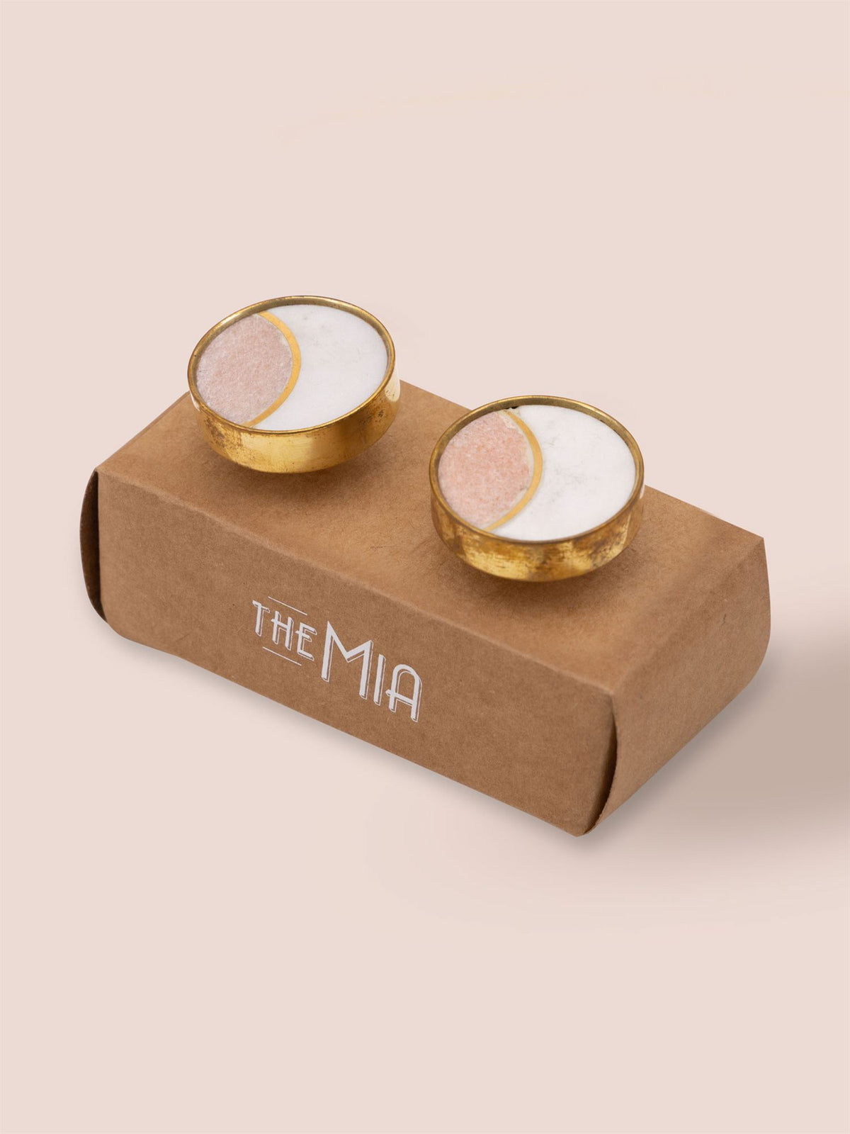 The Mia Mermer Çekmece ve Dolap Kulbu 2'li Set KLP20